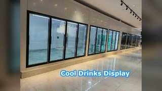 Pintu Pajangan Ruang Dingin Toko Minuman Keras